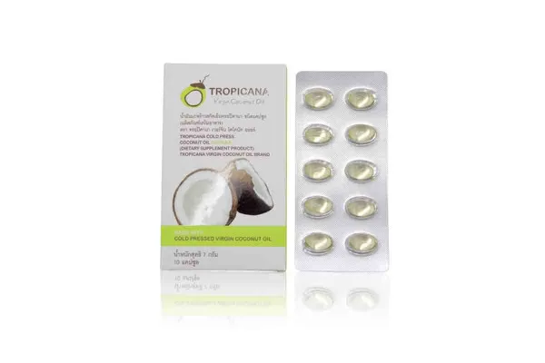TROPICANA Cold Press Coconut Oil Capsule - 10 capsules
