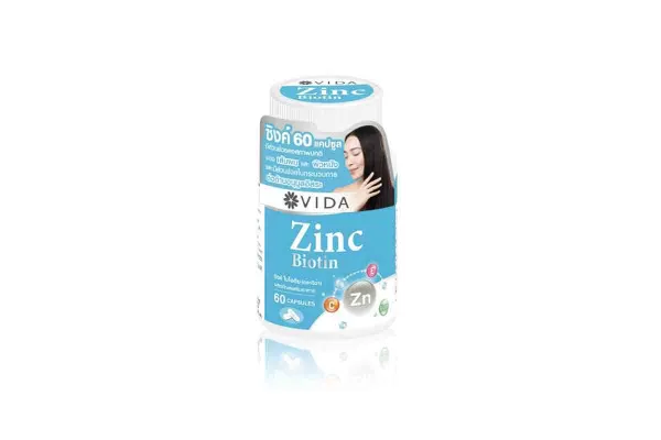 VIDA Zinc Biotin - 60 capsules