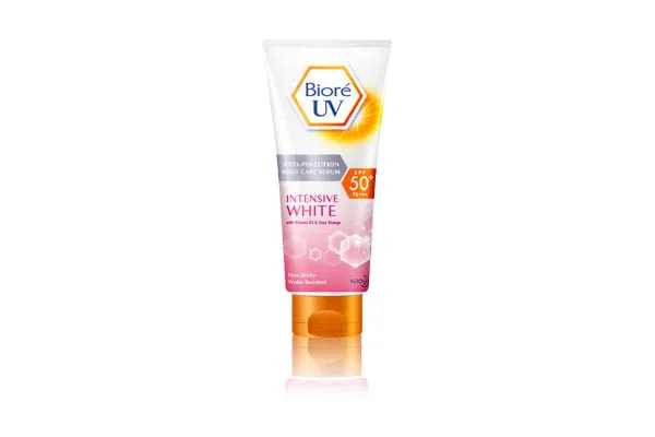 BIORE UV Anti-Pollution Body Care Serum SPF50+ PA+++, Intensive White - 50 ml