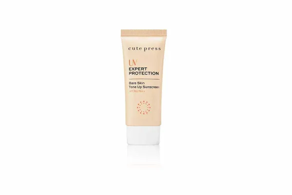CUTE PRESS UV EXPERT Protection Tone Up Sunscreen SPF 50, Bare Skin - 30 ml