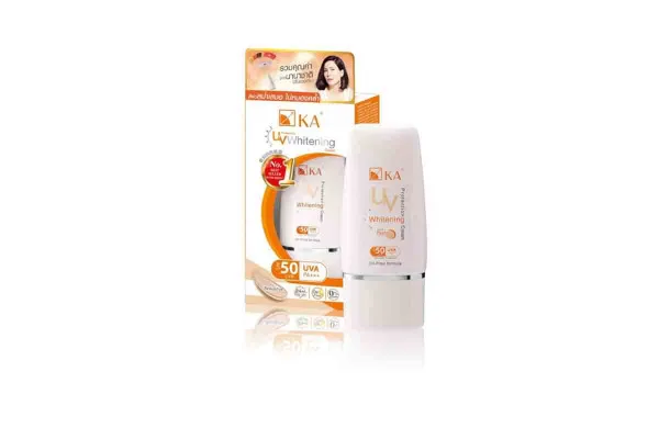 KA UV Protection Whitening Cream SPF50 PA+++, Beige - 15 g