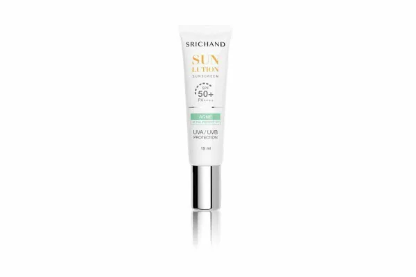 SRICHAND SUNLUTION Sunscreen, Anti Acne - 15 ml