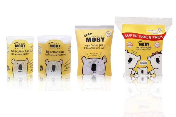 BABY MOBY Cotton Buds, Cotton Balls, Cotton Pads