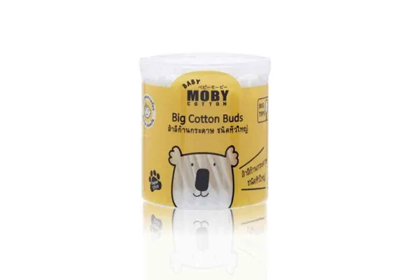 BABY MOBY Big Cotton Buds - 110 pcs