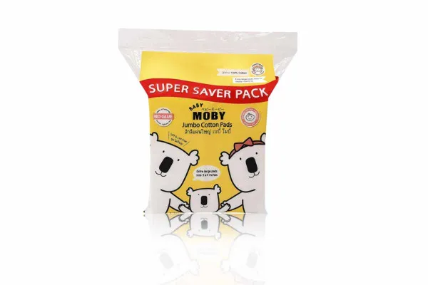 BABY MOBY Jumbo Cotton Pads - 170 g