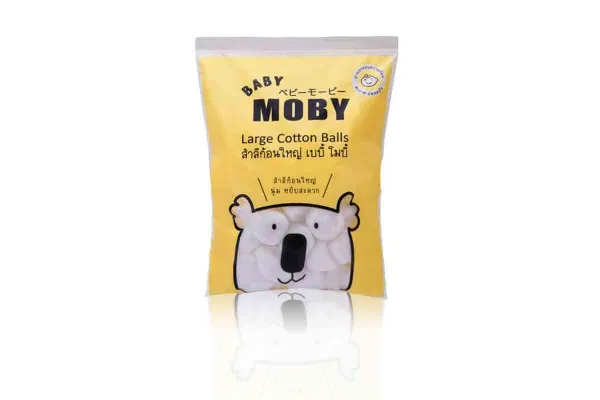 BABY MOBY Large Cotton Balls - 100 g
