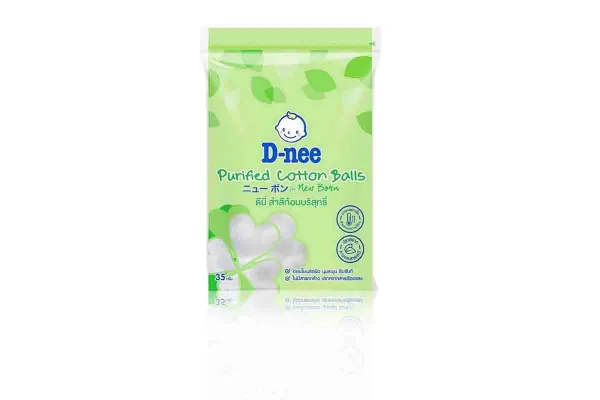 D-NEE Purified Cotton Balls - 35 g