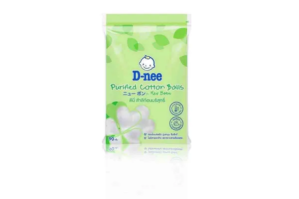 D-NEE Purified Cotton Balls - 90 g