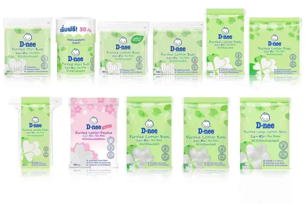 D-NEE Cotton Buds, Cotton Pads and Cotton Balls
