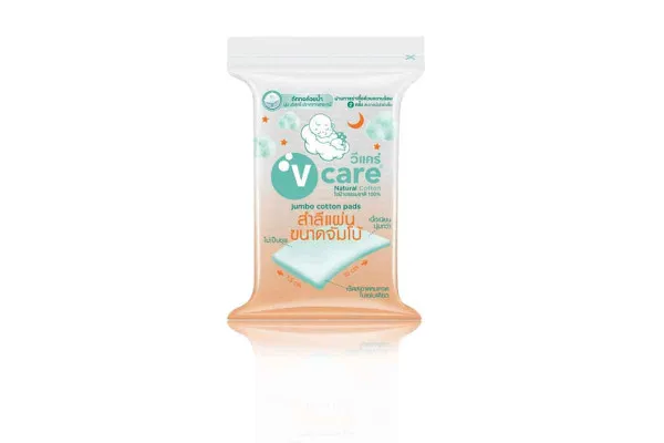 V CARE Jumbo Cotton Pads - 100 g