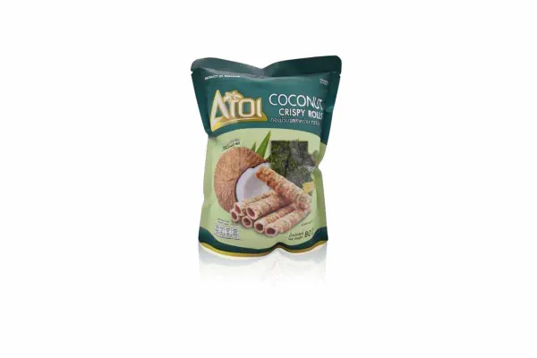 AROI, Coconut Crispy Rolls Seaweed - 80 g