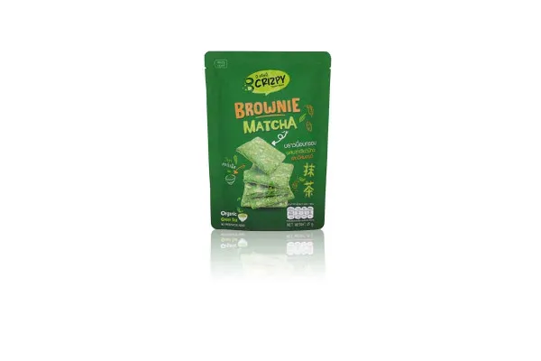B CRIZPY, Crispy Brownie Matcha - 45 g