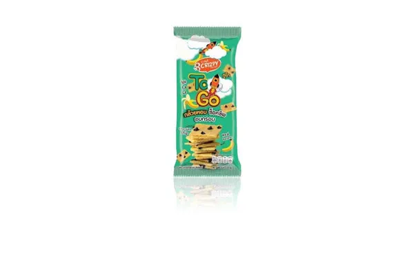 B CRIZPY TO GO, Crispy Brownie Banana Chocolate Chip - 20 g