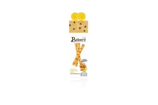 BEKERE Crispy Cake Stick, Banana Choc Chip - 30 g