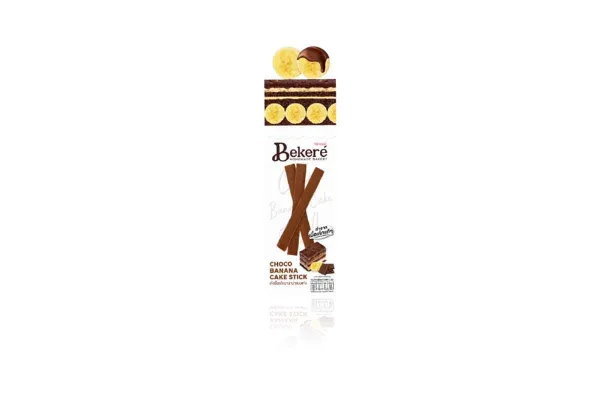 BEKERE Crispy Cake Stick, Choco Banana - 30 g