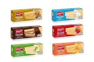 BISSIN WAFER, Light. Crunchy. Variety. Recommended.