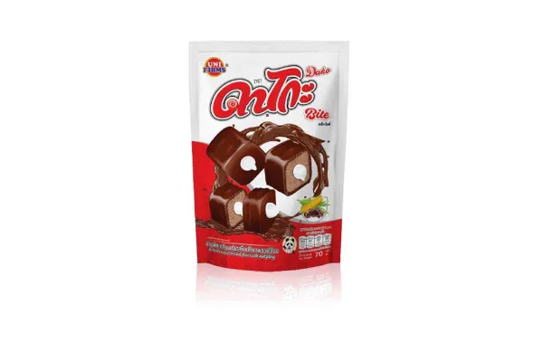 DAKO BITE, Bite-Sized Cereal Sticks coated with Various Cream and Filled with Milk Cream