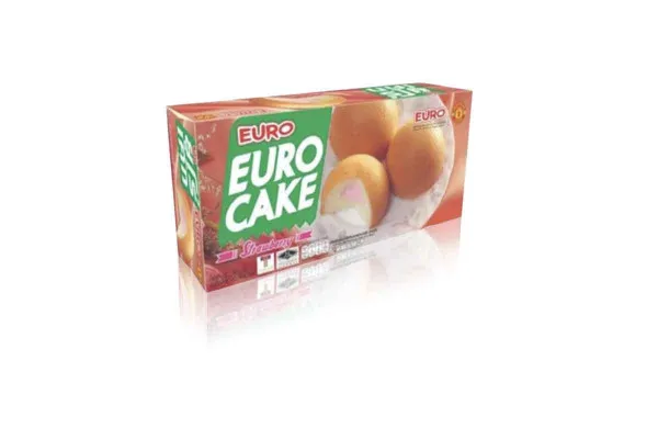 EURO CAKE, Strawberry - 24 g