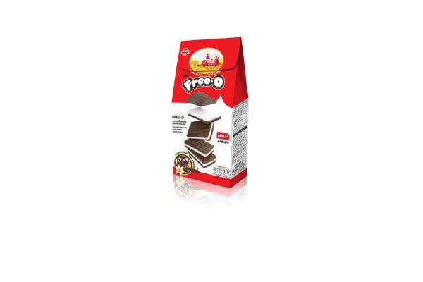 FREE-O Sandwich Cookies, Vanilla - 50 g
