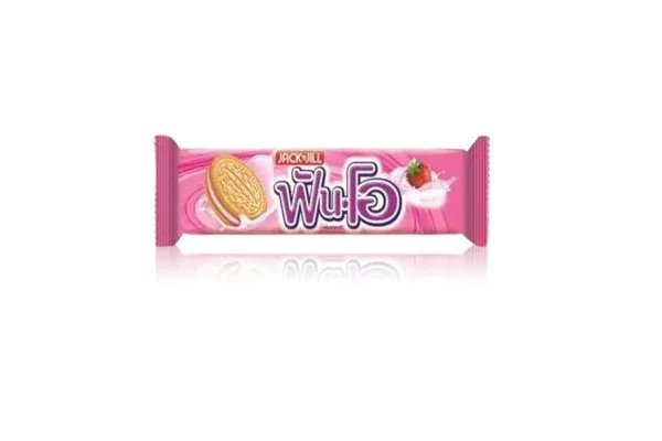 FUN-O, Sandwich Cookies Strawberry - 67.5 g