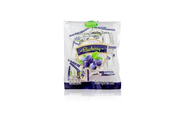 GOODY Happy, Jam Sandwich Biscuits Blueberry - 90 g