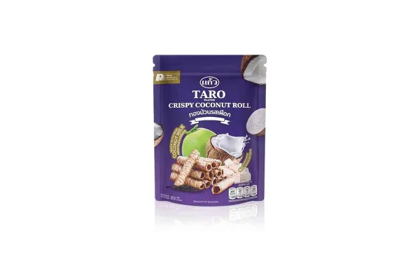 KAEW Coconut Roll, Taro - 80 g