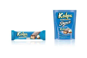 KALPA Wafers Coated with Chocolate and Coconut