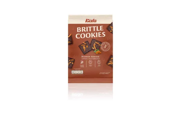 KALS Brittle Cookies, Brownie Almond - 40 g