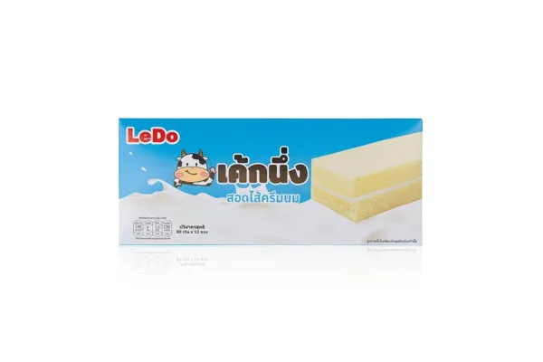 LEDO, Soft Steamed Cake with Filling Milk - 30 g