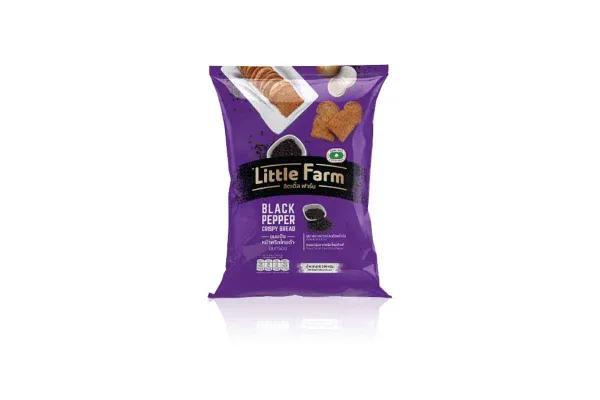 LITTLE FARM Bread Toast, Black Pepper Bread  - 100 g