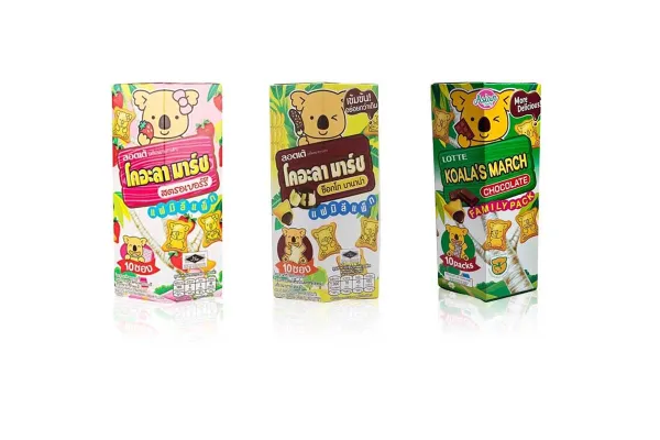 KOALA MARCH, Playful Filling Biscuit in Family & Souvenir Pack