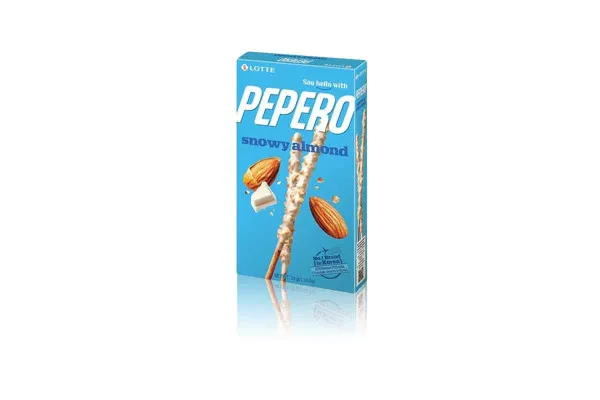 LOTTE PEPERO, Snowy Almond - 32 g