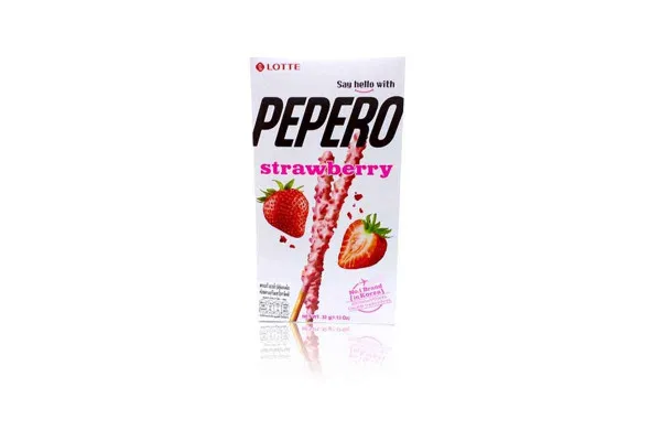 LOTTE PEPERO, Strawberry - 32 g