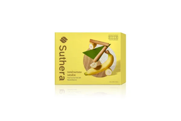 SUTHERA Coconut Roll, Banana - 192 g