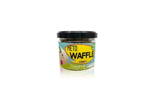 TEYA Crispy Keto Waffle, Coconut - 30 g