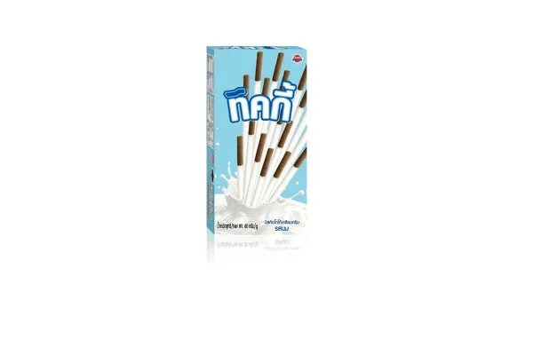 TICKY Coated Biscuit, Milk - 96 g (8 g x 12 pcs)