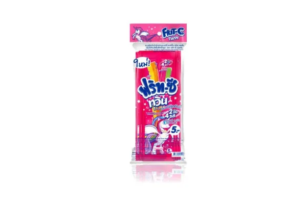 FRIT-C Twin Gummy, Mixed Fruits - 20 g