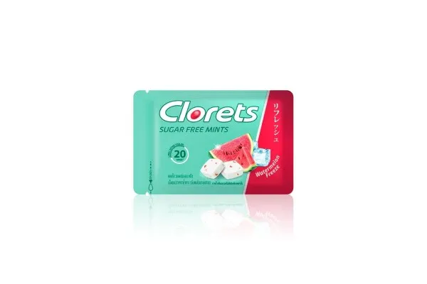 CLORETS, Clear Mint Tablet Watermelon - 22 tablets
