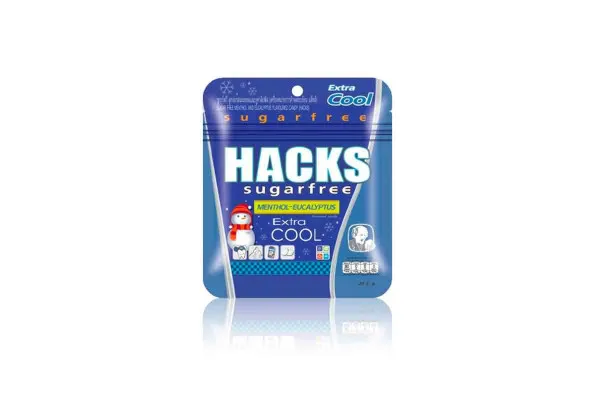 HACKS Candy Sugar Free, Mentol - 20.5 g