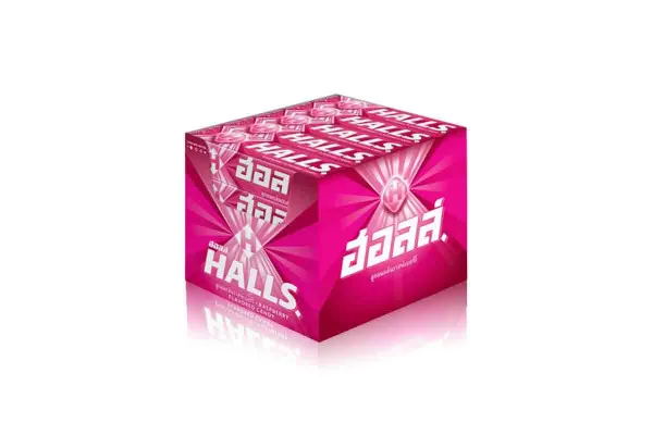 HALLS Stick Candy, Raspberry - 12 packs