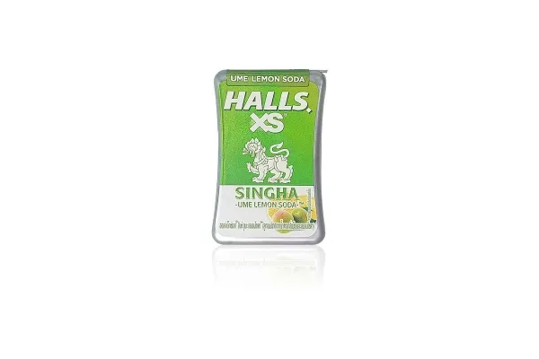 HALLS XS, Sing Lime Lemon Soda - 21 s
