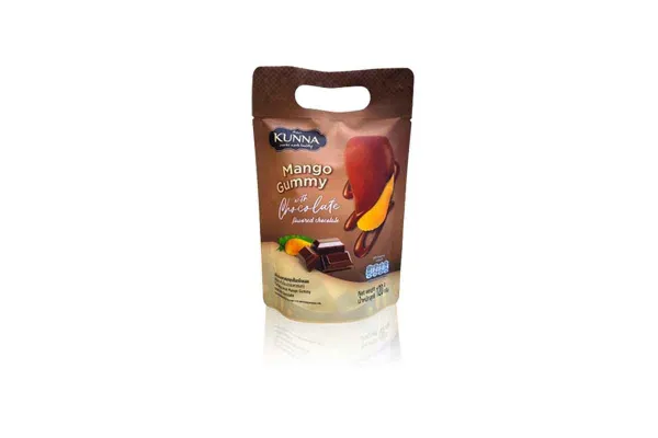 KUNNA Mango Gummy, Chocolate Coated - 120 g