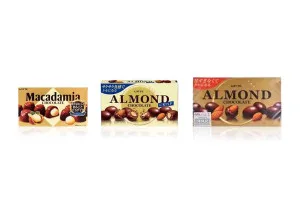 LOTTE Almond Chocolate & LOTTE Macadamia Chocolate    LO
