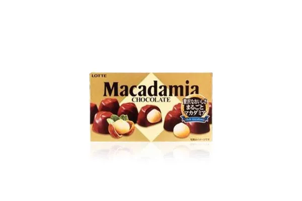 LOTTE Almond, Macadamia Chocolate - 67 g