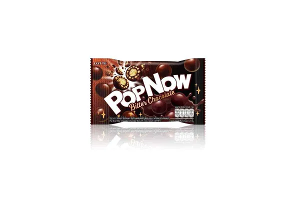 LOTTE POP NOW Crunch Chocolate, Bitter Chocolate - 30 g