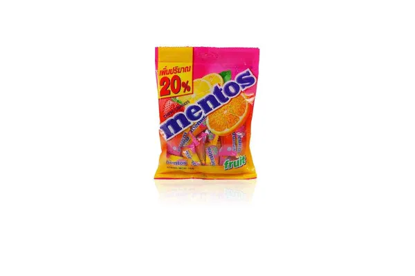 MENTOS Bag, Fuit - 118 g (44 s)