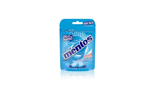 MENTOS Resealable Bag, Mint - 48.6 g