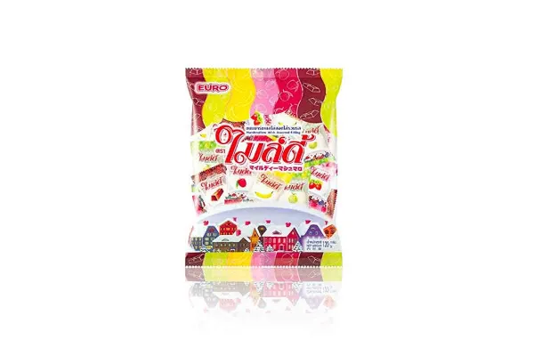 MILDY Marshmallow, Assorted Filling - 120 g