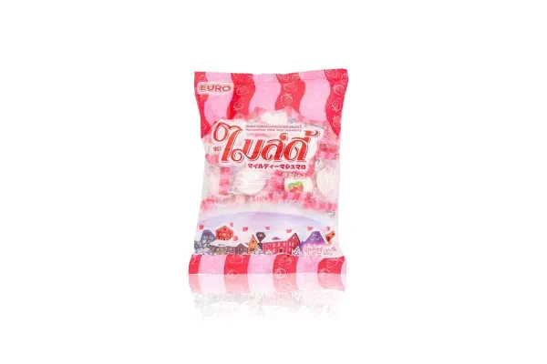 MILDY Marshmallow, Strawberry Filling - 120 g