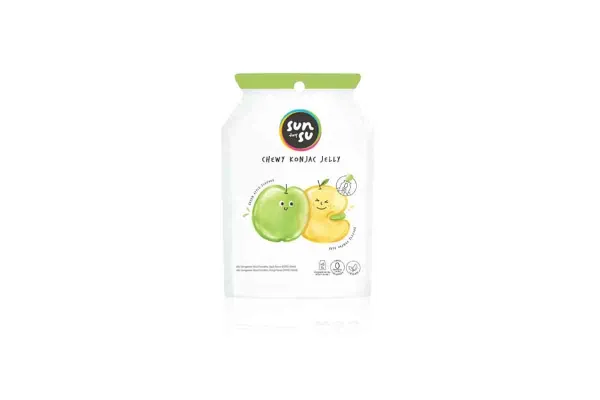 SUNSU Fully Jelly Drink, Apple & Orange - 96 g